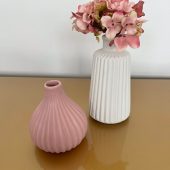 Vaas üksikule lillele, Koonus roosa H9cm